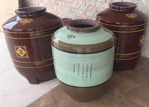 30-500斤陶瓷新葡的京集团350vip8888(花开富贵橄榄绿)批发