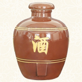 10-50斤小口酒坛(火红釉)