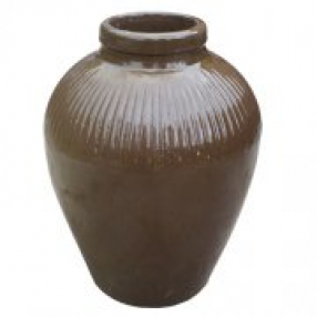 5-2000斤土陶酒缸(新品条纹)-支撑定制